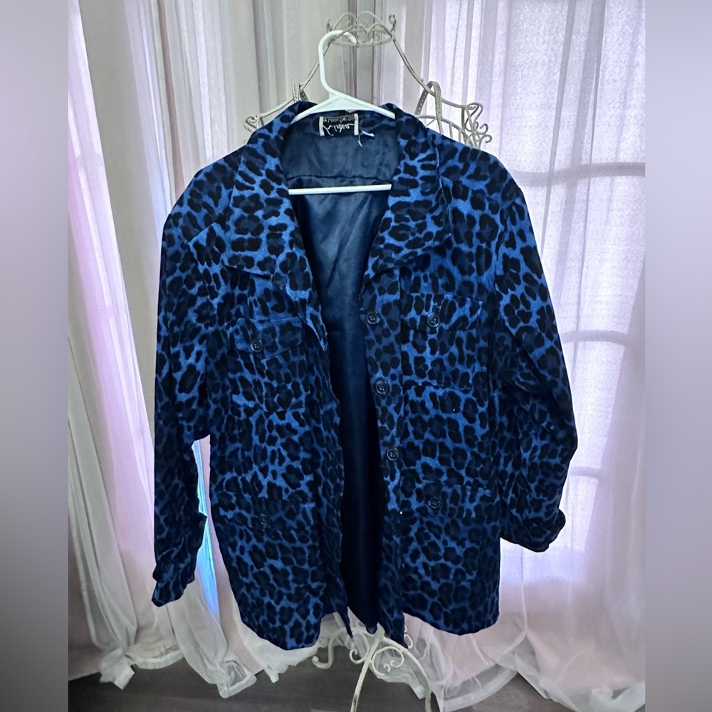 Linea by Louis Dell'Olio Blue Jean Jacket with Stylish Design